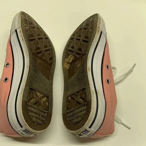 Converse Sneakers Athletic Shoes Low Top Lace Up Canvas Light Pink Womens Size 6 - Picture 6 of 8